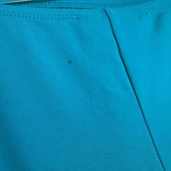 La Blanca Teal Turquoise Island Goddess Halter Tankini Swim Top Bottom Set 10 - Picture 6 of 11